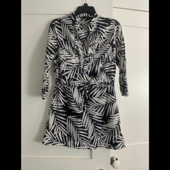 EUC Banana Republic 100% cotton Tunic Dress Beach Cover Up Sz XS - Picture 1 of 10